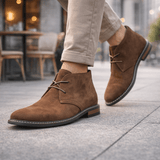 Costner | Tan Nubuck Leather Chukka Boots - Montrell