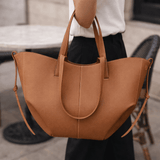 Alexandraa | Spacious Vegan Leather Tote Bag for Everyday Use - Montrell