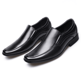 Gaines | Premium Leather Slip - On Shoes for Men with Memory Foam Insole - Montrell