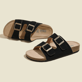 Elias | Summer Genuine Suede Women’s Sandals - Montrell
