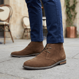 Costner | Tan Nubuck Leather Chukka Boots - Montrell