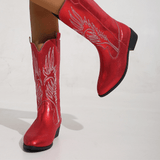 Blair | Vintage - Inspired Burgundy Cowboy Boots - Montrell