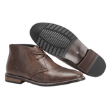 Matteo | Dark Brown Rough - Out Suede Chukka Boots - Montrell