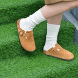 Aveline | Lightweight Suede Women’s Clogs - Montrell