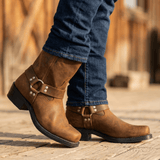 Cairo | Black Cowboy Boots | Men's Leather Western Boots - Montrell