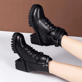 Elio | Genuine Leather Hiking Boots for Women - Durable Hiker Style - Montrell