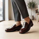 Prestigious Elba | Leather Penny Loafers | Unisex - Montrell
