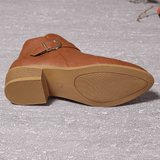 Mirek | Durable Leather Zipper Ankle Boots for Women - Montrell