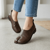 Verona | Microfiber Leather Women’s Split - Toe Ballet Flats - Montrell