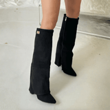 Sophisticated Luxe | Knee High Boots | Structured Fit | Women | Block Heel Boots - Montrell
