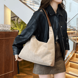 Chantelle | Premium Vegan Suede Tote Bag with Spacious Interior - Montrell