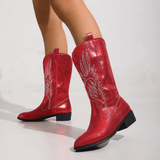 Blair | Vintage - Inspired Burgundy Cowboy Boots - Montrell