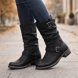 Sophia | Classic Black Ankle Boots for Women with Zipper Closure - Montrell