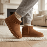 Kellan | Black Ankle Boots for Women with Textured Sole - Montrell