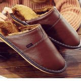 Lorian | Winter Waterproof Leather Men’s Slippers - Montrell