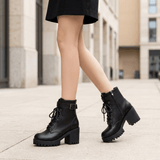 Elio | Genuine Leather Hiking Boots for Women - Durable Hiker Style - Montrell