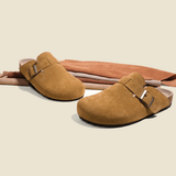 Benton | Lightweight Genuine Suede Women’s Clogs - Montrell