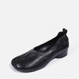 Verona | Microfiber Leather Women’s Split - Toe Ballet Flats - Montrell