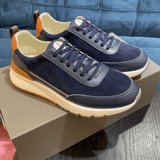 Cassian | Soft Suede Men's Trainers with Hands - Free Fit - Montrell