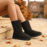 Cassandra | Winter Waterproof Black Suede Women’s Boots - Montrell