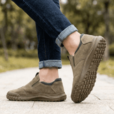 Dante | Comfortable Black Slip On Trainers for Men and Women - Montrell