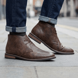 Matteo | Dark Brown Rough - Out Suede Chukka Boots - Montrell