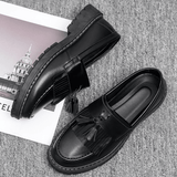 Drayton | Black Leather Goodyear Welt Men’s Loafers - Montrell