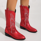 Blair | Vintage - Inspired Burgundy Cowboy Boots - Montrell