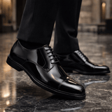 Marlon | Brown Leather Derby Shoes | Men's Shoes - Montrell