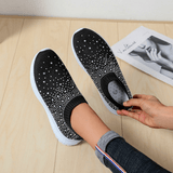 Tavian | Comfortable Black Trainers with Memory Foam Insole - Montrell