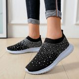 Tavian | Comfortable Black Trainers with Memory Foam Insole - Montrell