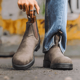 Oliver | Full - Grain Leather Chelsea Boots for Men and Women - Montrell