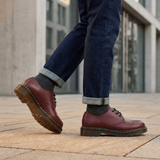Corwin | Oxblood Hi - Shine Leather Men’s Shoes - Montrell
