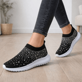 Tavian | Comfortable Black Trainers with Memory Foam Insole - Montrell