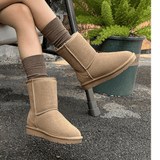 Ella | Premium Sheepskin Boots for Women - Cozy Short Classic Design - Montrell