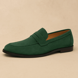 Alden | Suede Penny Loafers for Men’s Casual Footwear - Montrell