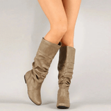 Celeste Noir | Mid - Calf Leather Women’s Boots - Montrell
