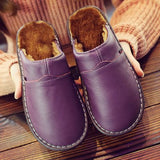 Lorian | Winter Waterproof Leather Men’s Slippers - Montrell